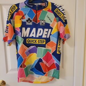 Mapei Cycling Jersey, Italy, XXL, Quick Step, Colnago, Shimano, Cat Eye, Santini